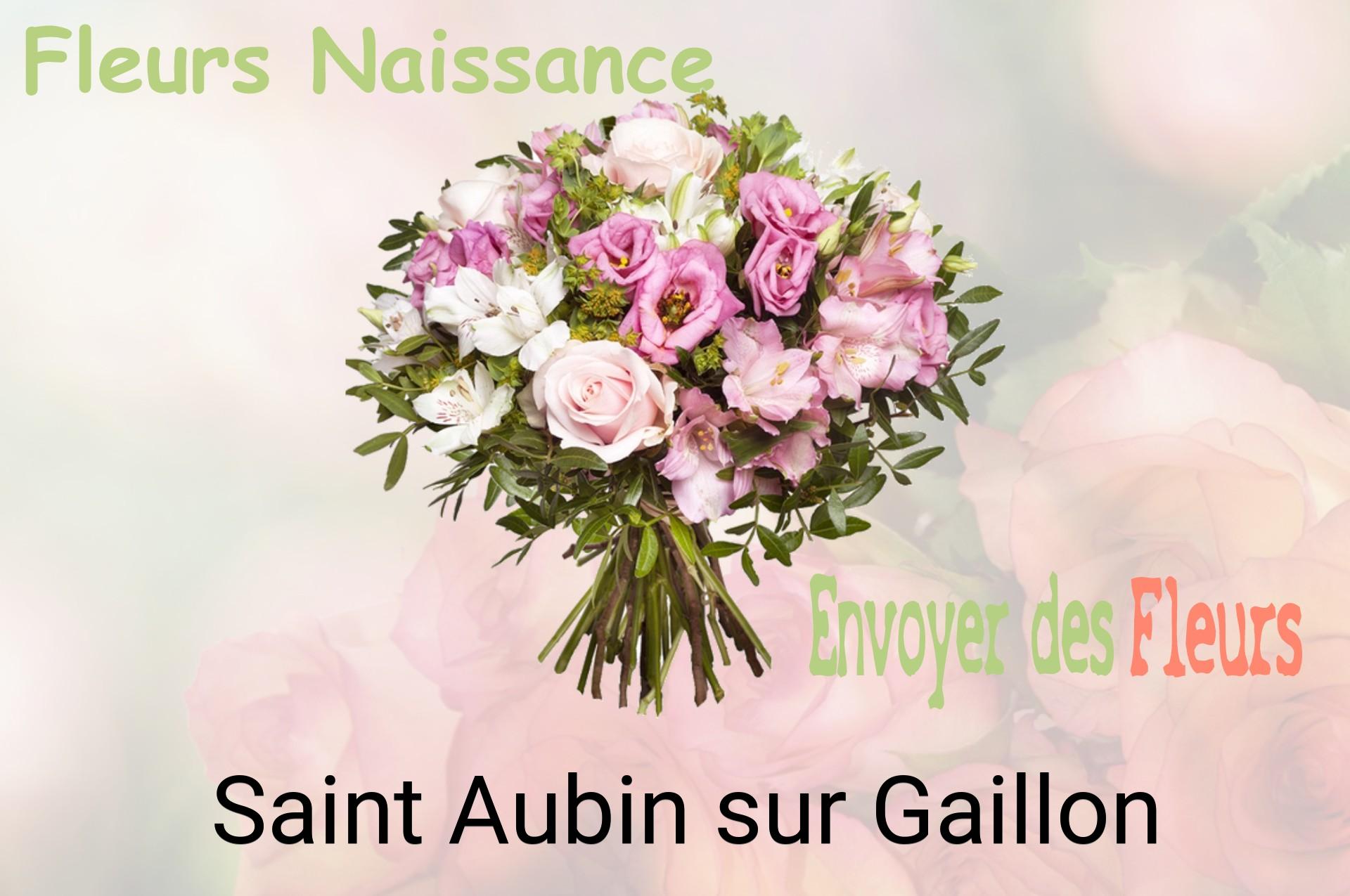 Bouquet de fleurs de naissance livré à Saint-Aubin-sur-Gaillon